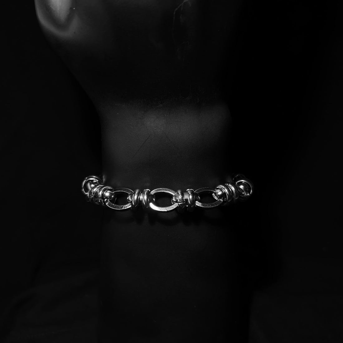 Groove Steel Chain Bracelet