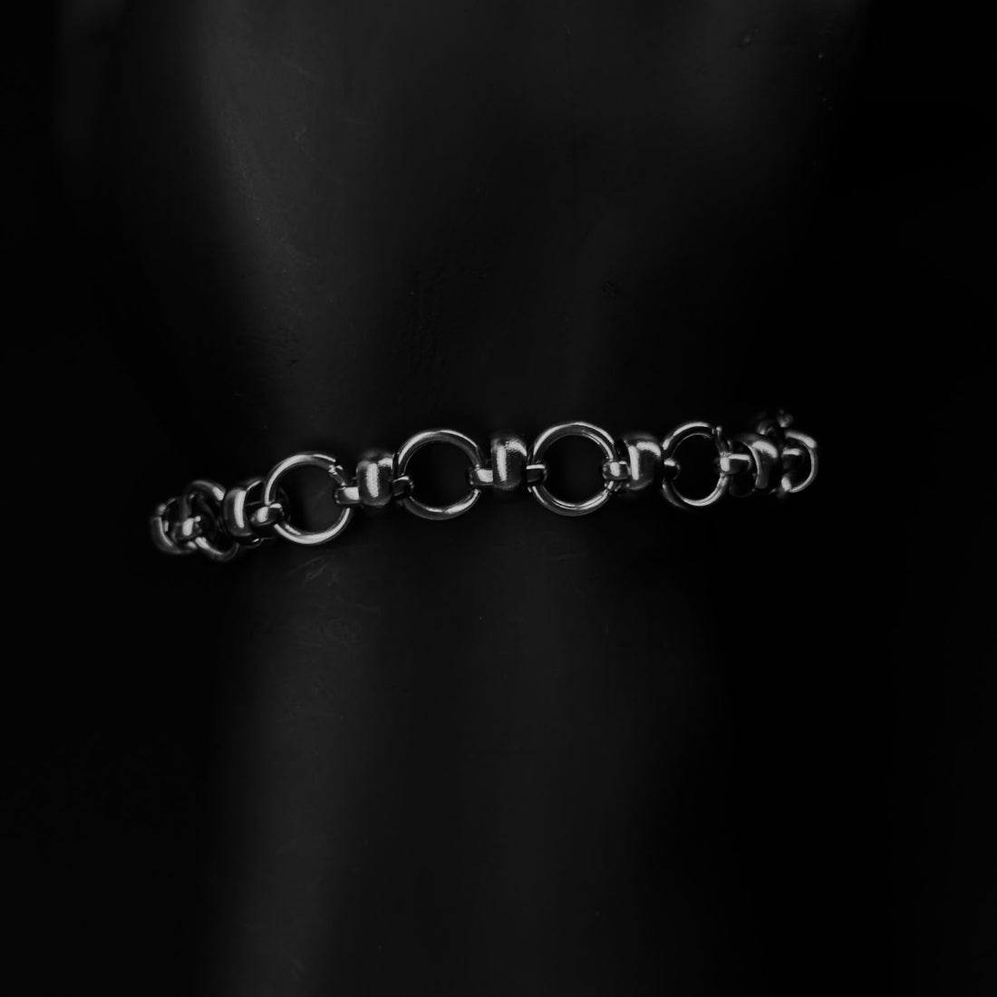 Orbit Steel Chain Bracelet