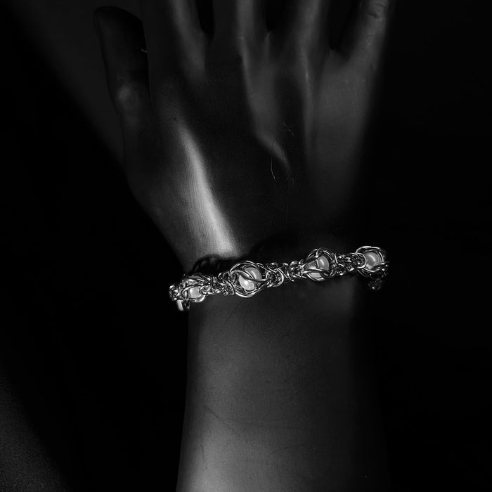 Rune Steel Chain Bracelet