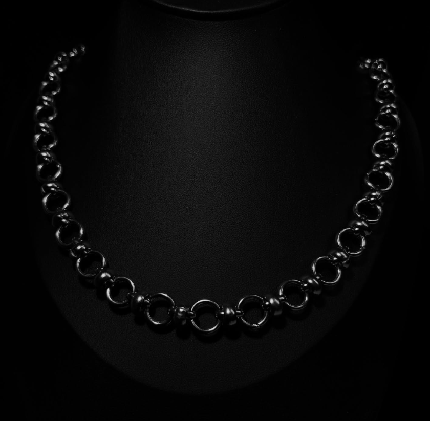 Orbit Steel Chain Necklace