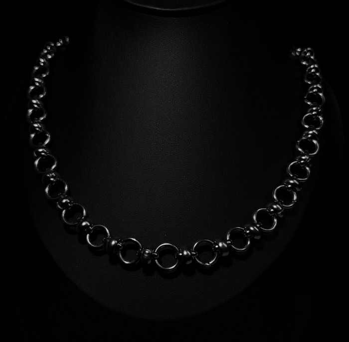 Orbit Steel Chain Necklace