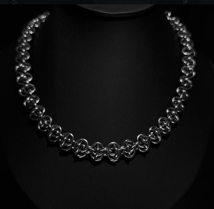 Rune Steel Chain Necklace