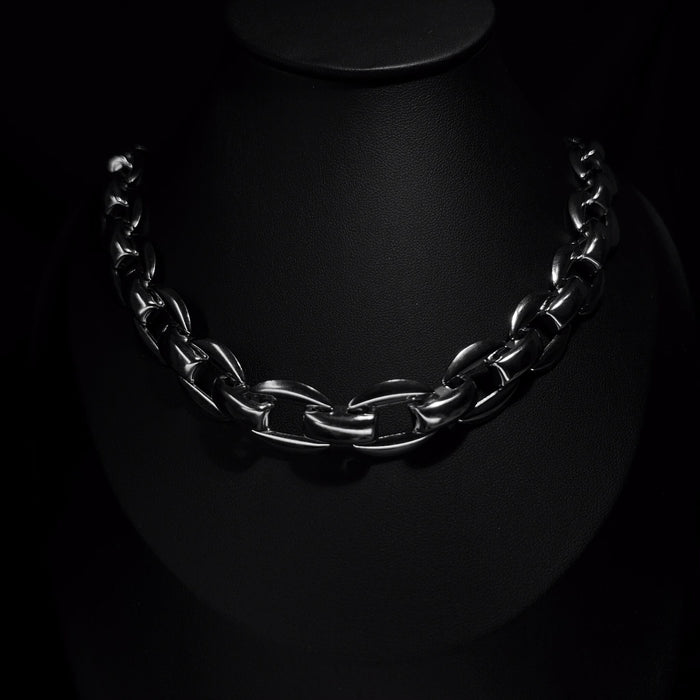 Kayra Steel Chain Necklace